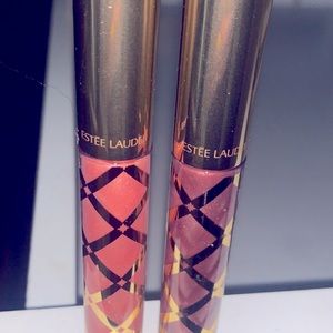 2 Estée Lauder lip glosses full size limited edition packaging